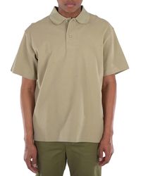 Burberry - Ekd Cotton Polo Shirt - Lyst