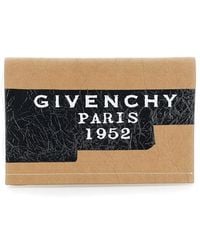 Givenchy - Clutch Bag With Crinkled Effect And Logo Lettering On The Front - Lyst