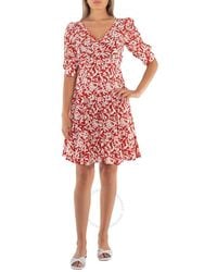 Polo Ralph Lauren - Floral Print Mini Dress - Lyst