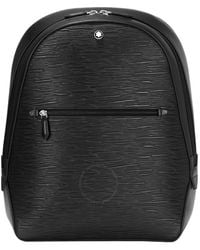 Montblanc - Adjustable Strap Leather Backpack - Lyst