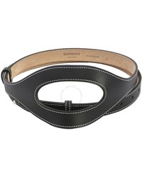Burberry - Leather Cut-out Detail Belt - Lyst