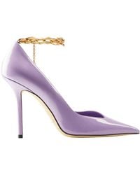 Jimmy Choo - Diamond Talura Patent Leather Pumps, Brand Size 38 Us - Lyst