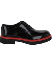 Ferragamo - Fiorino Leather Oxford Shoes - Lyst