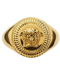 Versace - Medusa Biggie Charm Ring - Lyst