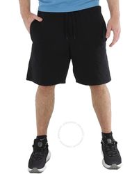 Moschino - Allover Logo Drawstring Shorts - Lyst