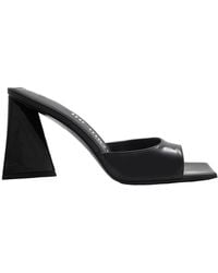 The Attico - Mini Devon 85 Patent Leather Sandals - Lyst