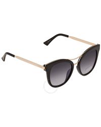 Guess Factory - Smoke Mirror Cat Eye Sunglasses Gf0304 01c 53 - Lyst