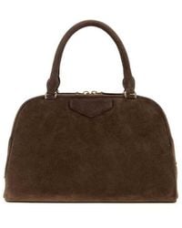 Givenchy - Suede Medium Antigona East-West Soft Handbag Ebonybrown Borse A Mano - Lyst
