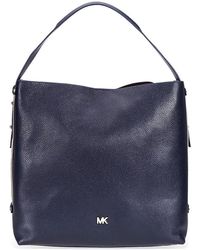 michael kors griffin large logo shoulder bag