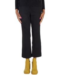 Moncler - High-Waisted Flared Trousers, Brand Size 40 (Us - Lyst