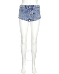 Filles A Papa - Twisted Denim Shorts - Lyst