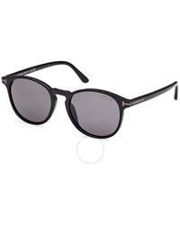 Tom Ford - Lewis Polarized Smoke Oval Sunglasses Ft1097-n 01d 53 - Lyst