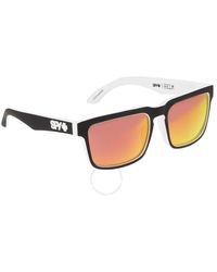Spy - Helm Hd Plus Gray Green With Red Spectra Square Sunglasses 673015209365 - Lyst