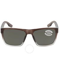 Costa Del Mar - Paunch Xl Polarized Glass 580g Square Sunglasses 6s9050 905005 59 - Lyst