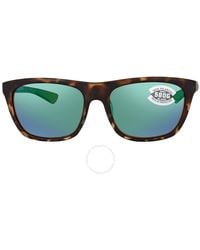 Costa Del Mar - Cheeca Green Mirror Polarized Glass Sunglasses Cha 249 Ogmglp 57 - Lyst