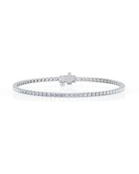 Brilliant Diamond - 5 Ctw Lab Grown Diamond Tennis Bracelet For - Lyst