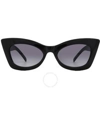 Guess Factory - Gradient Cat Eye Sunglasses Gf0346 01b 52 - Lyst