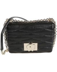 Furla - Quilted Chain Strap Shoulder Bag - Lyst
