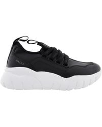 Bally - Bienne Bise Leather Trainers, Brand Size 35 Us - Lyst