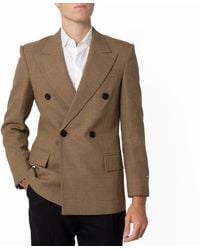 Burberry - Double-Breasted Wool Blazer, Brand Size 48R Us - Lyst