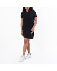 Lacoste - Stretch Petit Pique Polo Dress, Brand Size 44 Us - Lyst