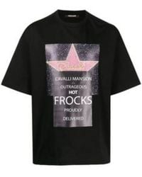 Roberto Cavalli - Graphic Print Cotton T-Shirt - Lyst