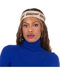 Longchamp - Graphic Tiger-Print Silk Headband - Lyst