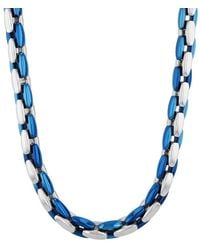 Robert Alton - Stainless Steel With & Finish Link Chain - Lyst