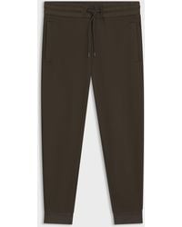 BOSS - Stretch-Cotton Tracksuit Bottoms With Cuffed Hems - Lyst