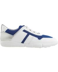 Tod's - Leather Lace-up Low-top Sneakers - Lyst