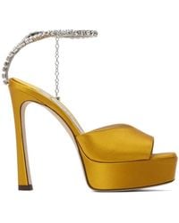 Jimmy Choo - Saeda 125 Platform Sandals, Brand Size 38 Us - Lyst