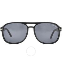 Tom Ford - Rosco Smoke Pilot Sunglasses Ft1022 01a 58 - Lyst