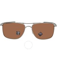 Oakley - Gauge 8 Prizm Tungsten Polarized Rectangular Sunglasses Oo4124 412409 - Lyst