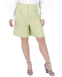 Burberry - Mist Therry Cuff Detail Tailored Shorts - Lyst