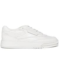 Reebok - Club C Ltd Cracked Leather Low-Top Sneakers - Lyst