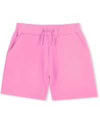 KENZO - Elasticated-Waist Cotton Shorts - Lyst