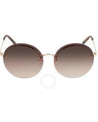Marc Jacobs - Brown Gradient Round Sunglasses - Lyst