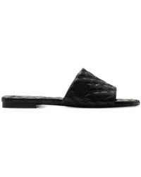 Burberry - Quilted Leather Slides, Brand Size 38.5 Us - Lyst