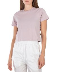 Tibi - Ladies Wheat Cotton Cropped T-Shirt - Lyst