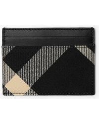 Burberry - Sandon Check-Print Card Case - Lyst