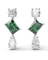 Swarovski - Mesmera Mixed Cuts Drop Earrings - Lyst