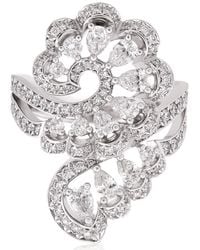 Chopard - Precious Lace Vague Diamond Ring - Lyst