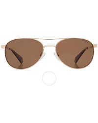 Polaroid - Core Bronze Polarized Pilot Sunglasses Pld 6070/s/x 0j5g/sp 56 - Lyst
