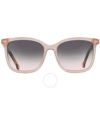 Carolina Herrera - Grey Gradient Square Sunglasses Ch 0045/s 03io/jp 57 - Lyst