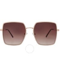 Guess Factory - Brown Gradient Square Sunglasses Gf0419 28f 58 - Lyst
