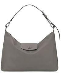 Longchamp - Shoulder Bag With Zip Closure And Front Logo Leather For - Lyst