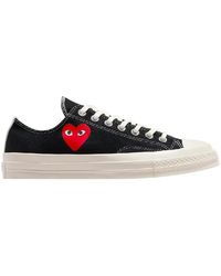 Comme des Garçons - Play X Converse Heart Sneakers, Brand Size 8 Us - Lyst