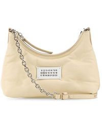 Maison Margiela - Small Hobo Ivory Leather Bag - Lyst