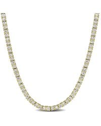 Created Forever - 2 4/5 Ct Tw Lab-Grown Diamond Tennis Necklace - Lyst