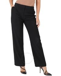 Burberry - Pocket Detail Wool Mohair Tailored Trousers, Brand Size 10 (Us - Lyst